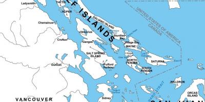 Kuzey Körfez Adaları haritası 