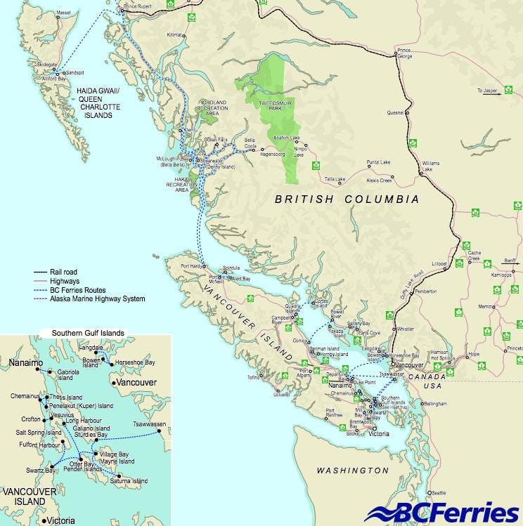 feribot vancouver Adası vancouver göster 