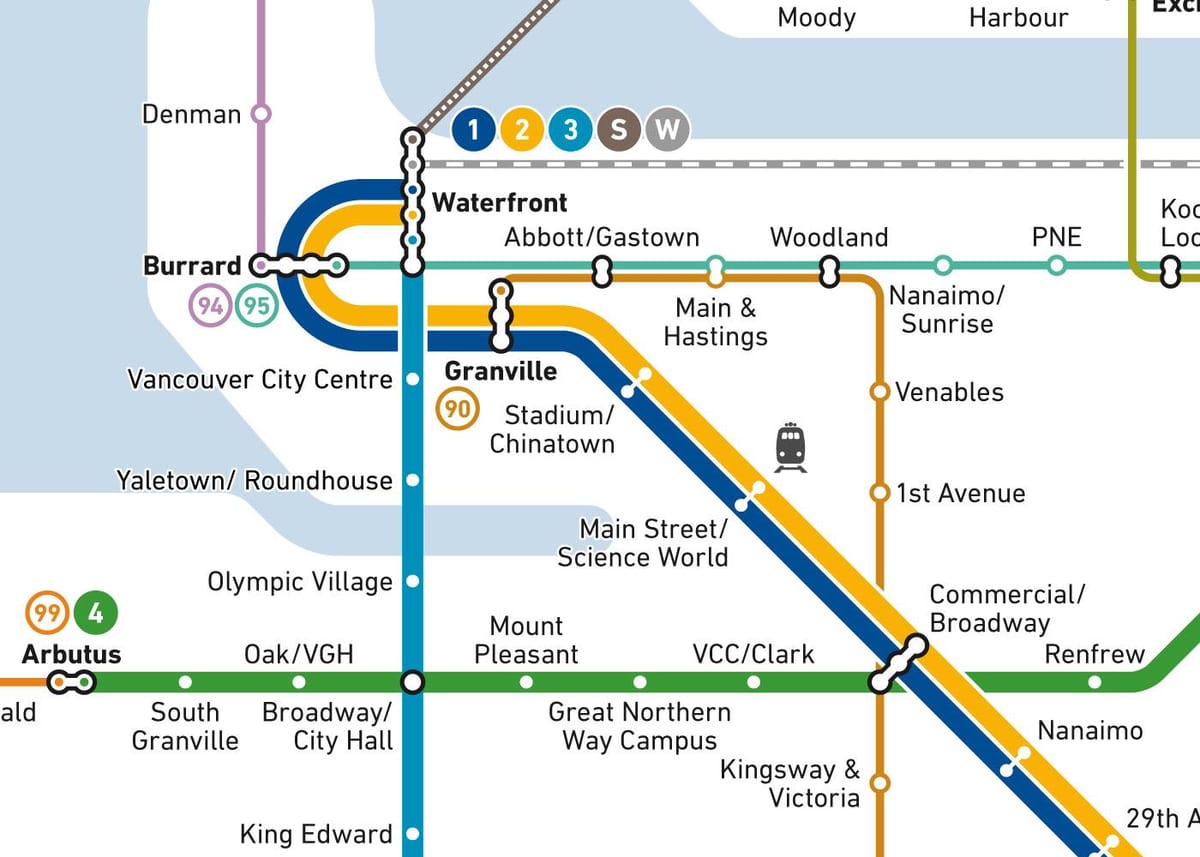 Burrard station göster 