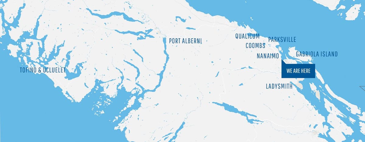 Coombs haritası vancouver ısland