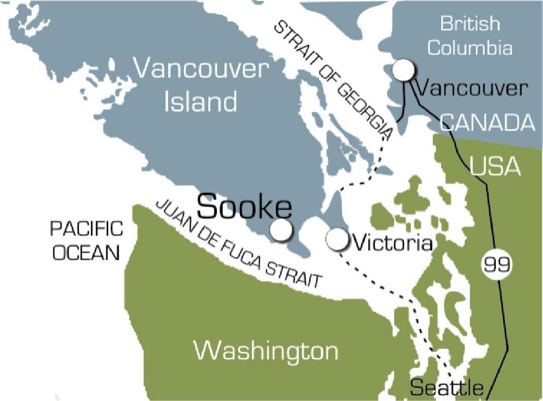Etkinlikler harita vancouver ısland