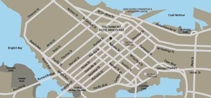 Yol tarifi haritasında vancouver
