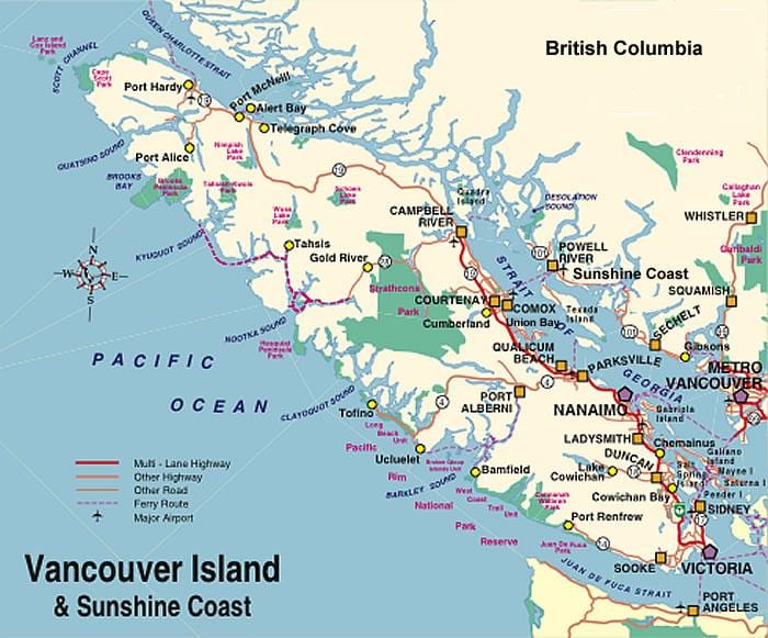 kamp vancouver ısland göster