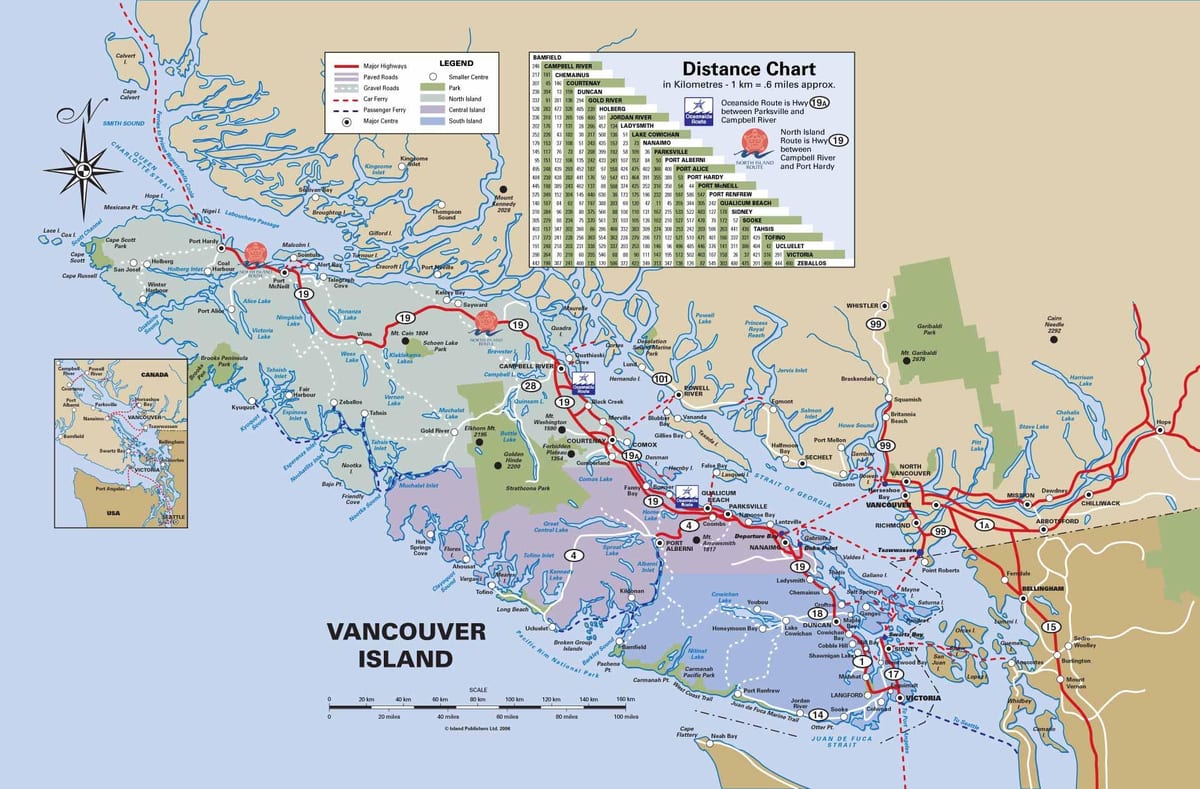 vancouver ısland highway göster