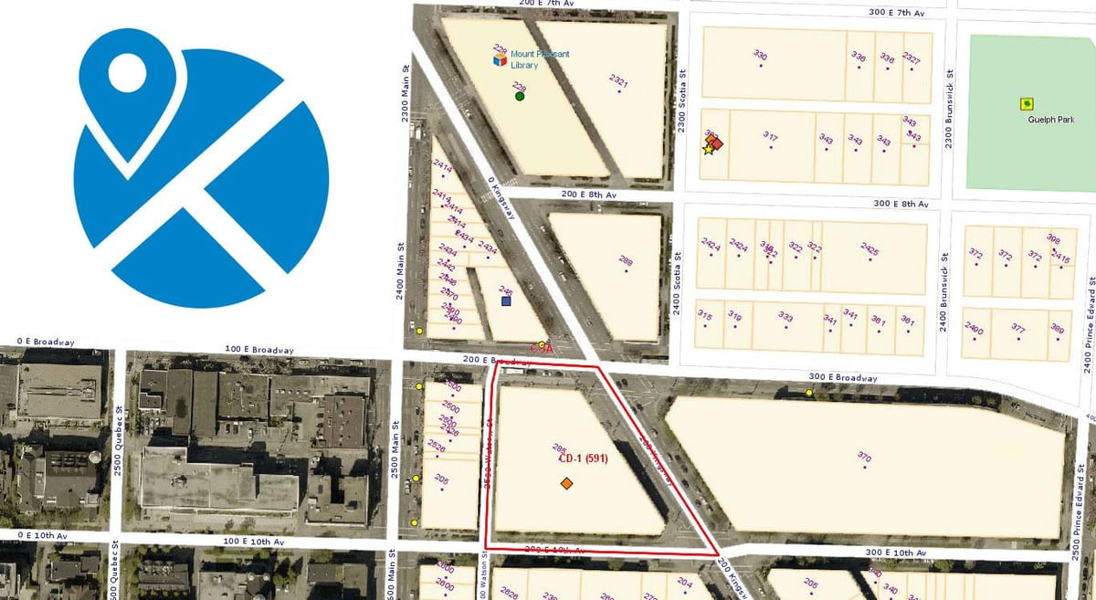 vanmap vancouver şehir
