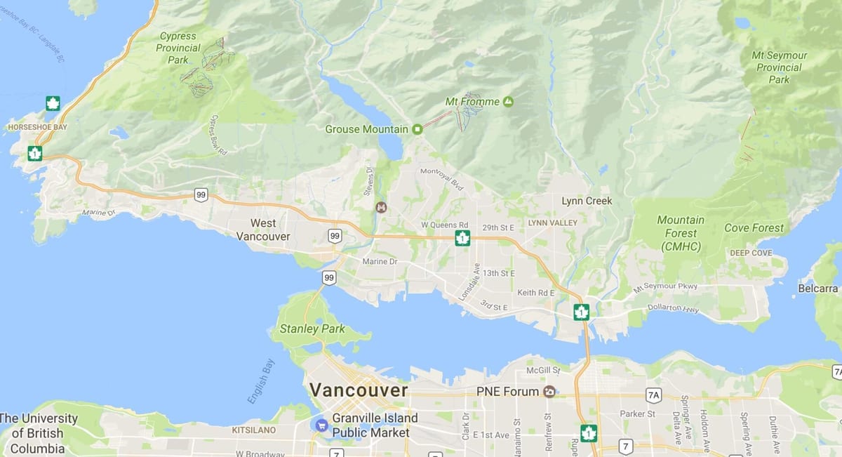vancouver Adası Dağları göster