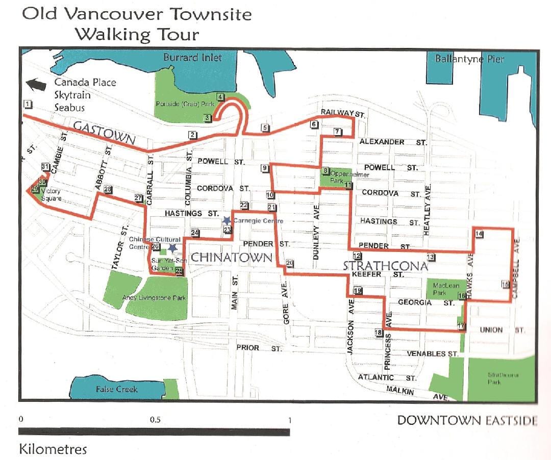 vancouver yürüyüş turu göster
