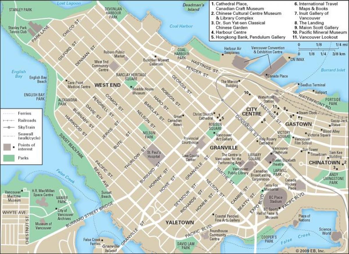 west end vancouver bc haritası 