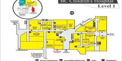 Bc Çocuk Hastanesi harita 
