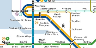 Burrard station göster 