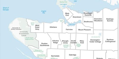 Vancouver gayrimenkul harita