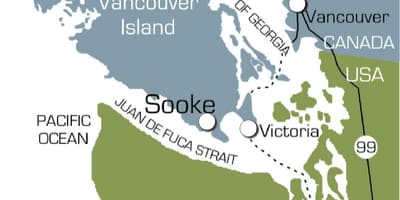 Etkinlikler harita vancouver ısland