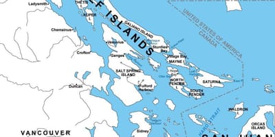 Kuzey Körfez Adaları haritası 