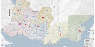Kuzey vancouver okul bölgesi haritası 