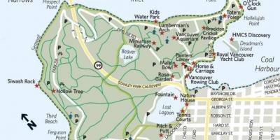 Lumberman kemeri stanley Parkı haritası 
