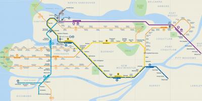 Van metronun haritası