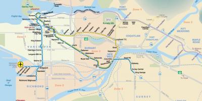 Vancouver Metro haritası