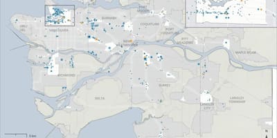 Metro vancouver metronun haritası