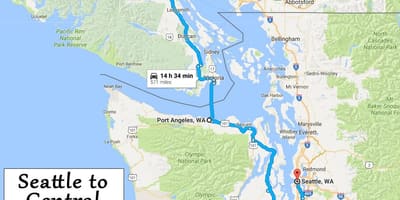 Vancouver haritası adaya yolculuk