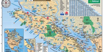 Vancouver ısland rv Park haritası 