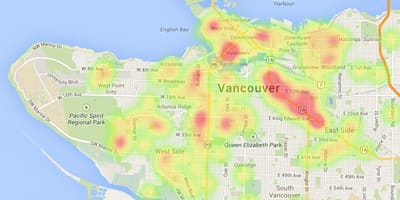 Vancouver M. ö. şehir haritası 