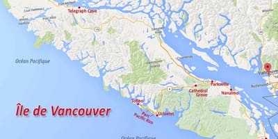 Vancouver Adası altın harita iddia 
