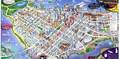 Vancouver bc Kanada haritası 