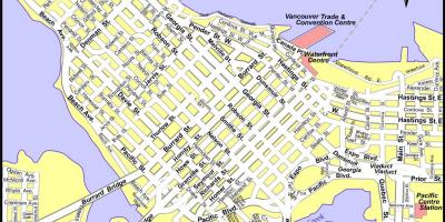 Vancouver bc haritası 