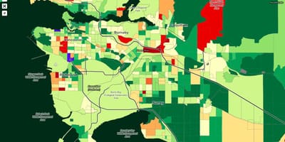 Vancouver haritası demografik