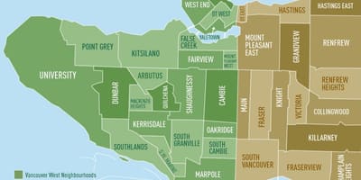 Vancouver mahalle haritası 