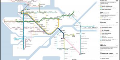 Transit metronun haritası