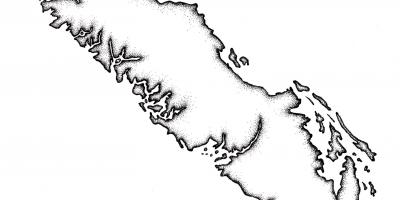 Vancouver haritası ada anahat