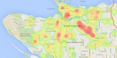 Vancouver ısı haritası 