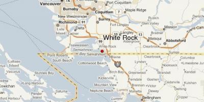 White rock vancouver haritası 